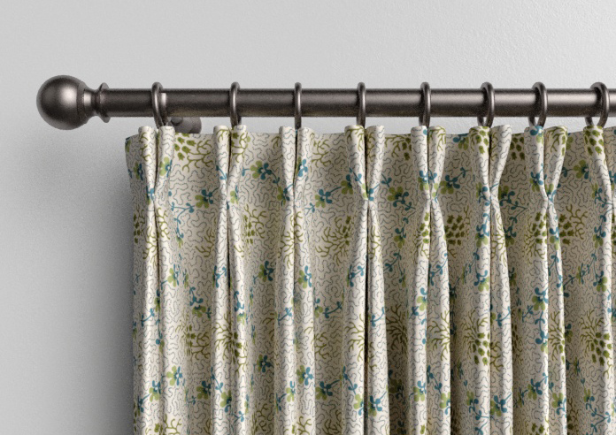 Land & Shore Lorie, Green - Made to Measure Curtains - Image 10